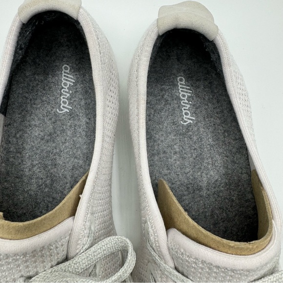 AllBirds White Chalk Tree Skipper Sneakers Slip On Sustainable Washable SZ W10 - Picture 3 of 5